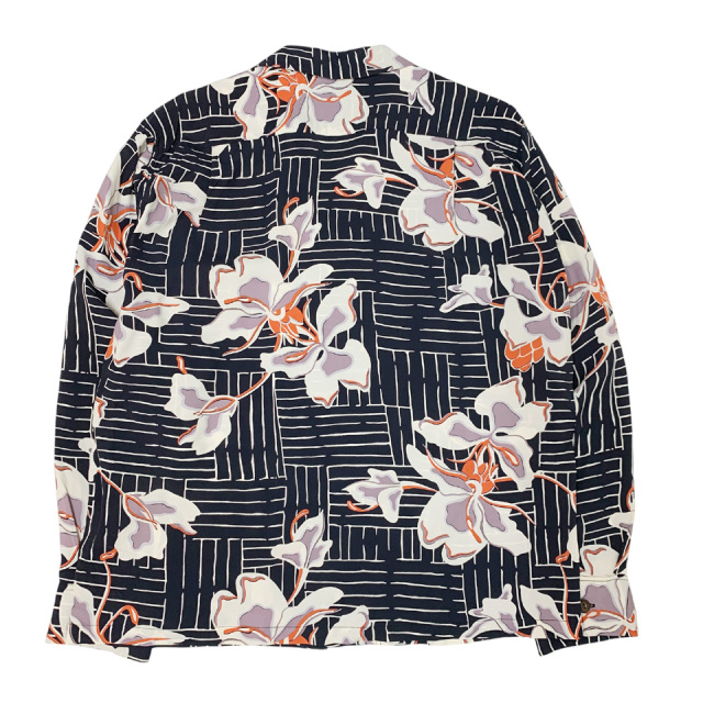 SUN SURF / HAWAIIAN RAYON L/S SHIRT “WHITE GINGER