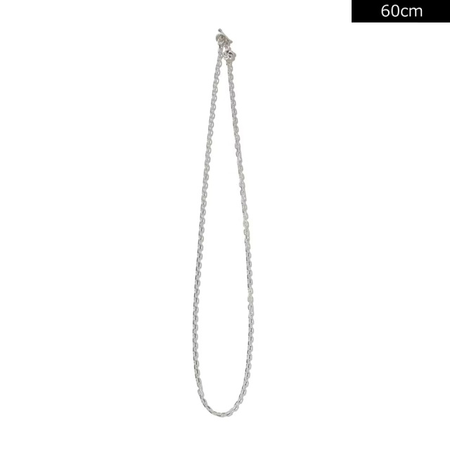 SUN SURF サンサーフ SILVER CHAIN PLUMERIA by FIRST-ARROW's 60cm (Lot No. SS02899)