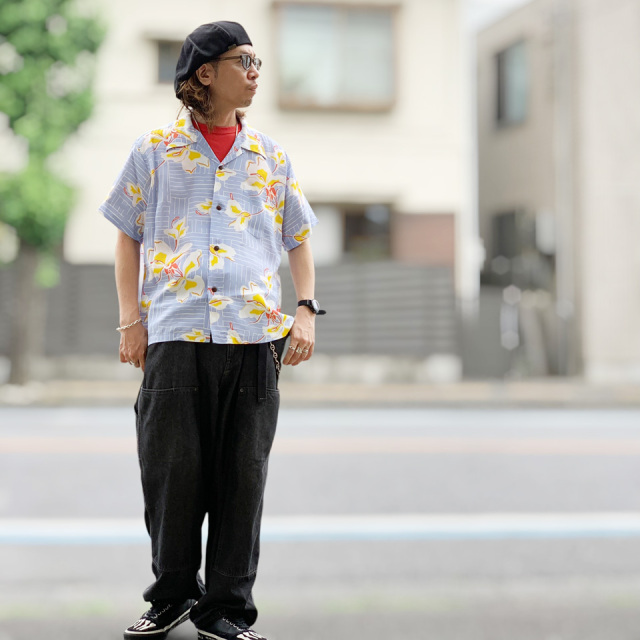 SUN SURF / HAWAIIAN S/S SHIRT “WHITE GINGER”