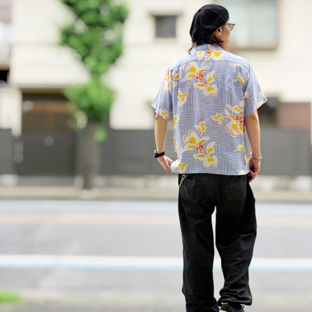 SUN SURF / HAWAIIAN S/S SHIRT “WHITE GINGER”