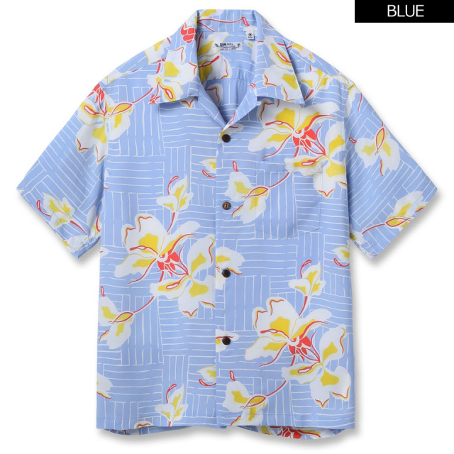 SUN SURF / HAWAIIAN S/S SHIRT “WHITE GINGER”