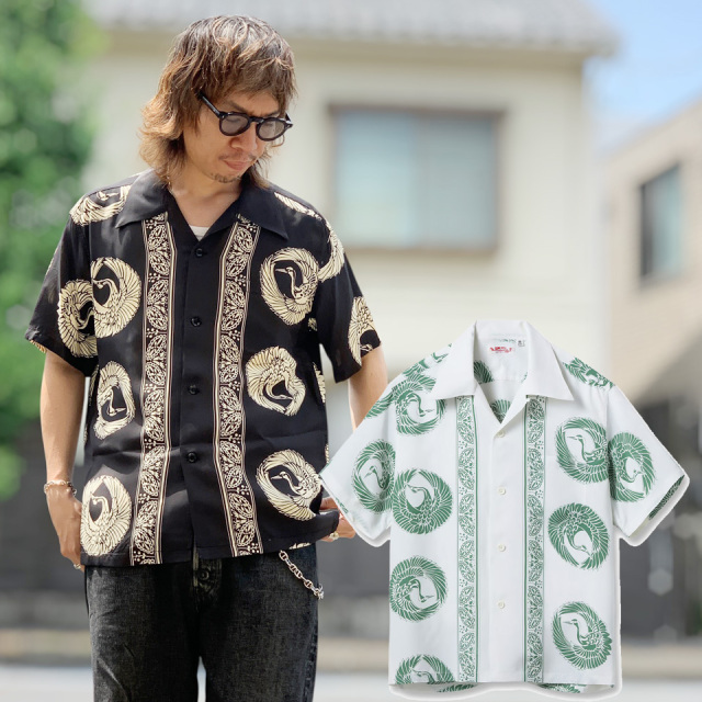 SUN SURF Wave Borders アロハシャツ 波模様 SUN SURF / HAWAIIAN S/S SHIRT “ORIENTAL BORDER”