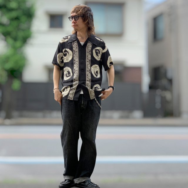SUN SURF / HAWAIIAN S/S SHIRT “ORIENTAL BORDER”
