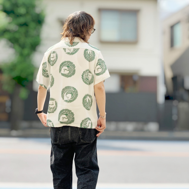 SUN SURF / HAWAIIAN S/S SHIRT “ORIENTAL BORDER”