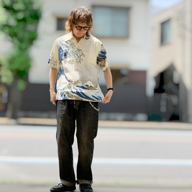 SUN SURF / RAYON HAWAIIAN SHIRT SUN SURF × 葛飾北斎 SPECIAL
