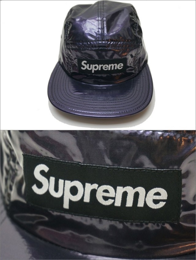 SUPREME / GLOSSY RIPSTOP CAMP CAP
