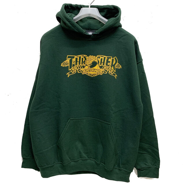 THRASHER / ANTIHERO MAG BANNER P/O HOODIE 