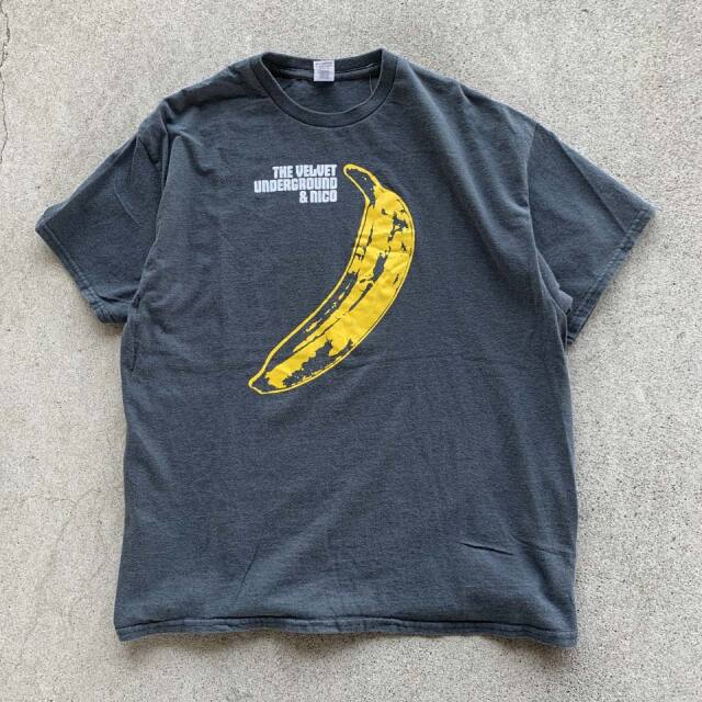 スリフティルック THRIFTY LOOK Tシャツ VELVET UNDERGROUND S/S TEE ベルベットアンダーグラウンド 加工 ブラック 黒 BLACK バンドTシャツ バンT