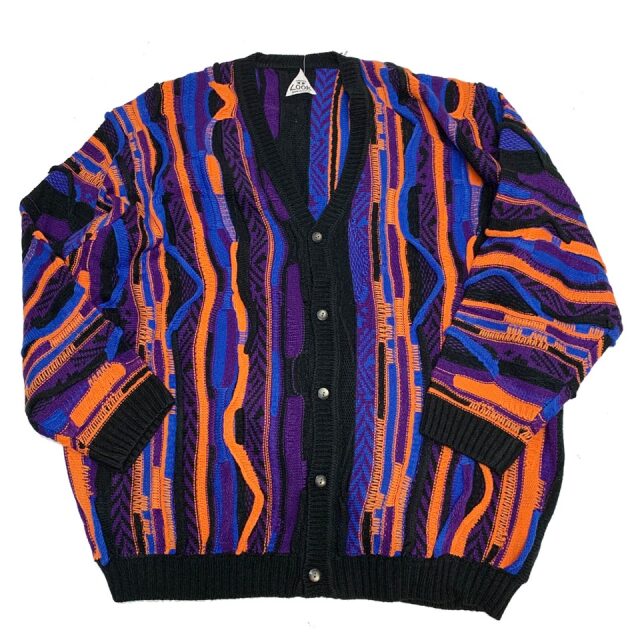 THRIFTY LOOK / 3D KNITTING CARDIGAN