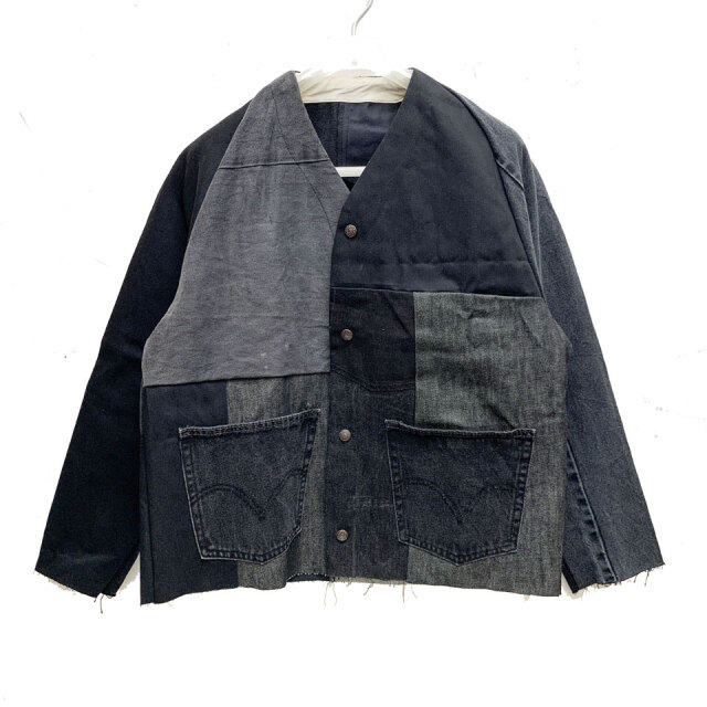 スリフティルック THRIFTY LOOK デニムエンジニアジャケット Levi's DENIM REMAKE ENGINEERED JACKET (#1) リーバイスリメイク ブラック 黒 BLACK