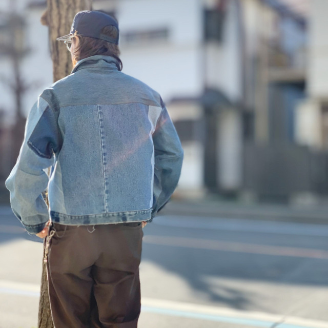 THRIFTY LOOK / LEVI'S REMAKE PLEATS JACKET