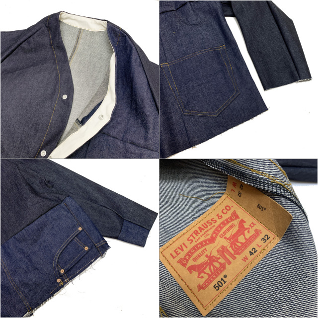 THRIFTY LOOK / LEVI'S REMAKE PLEATS JACKET