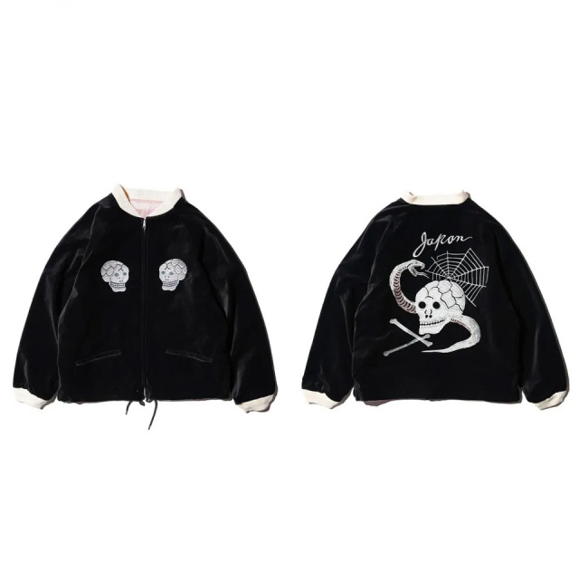 THRIFTY LOOK / SNAKE & SKULL SOUVENIR SHORT JACKET