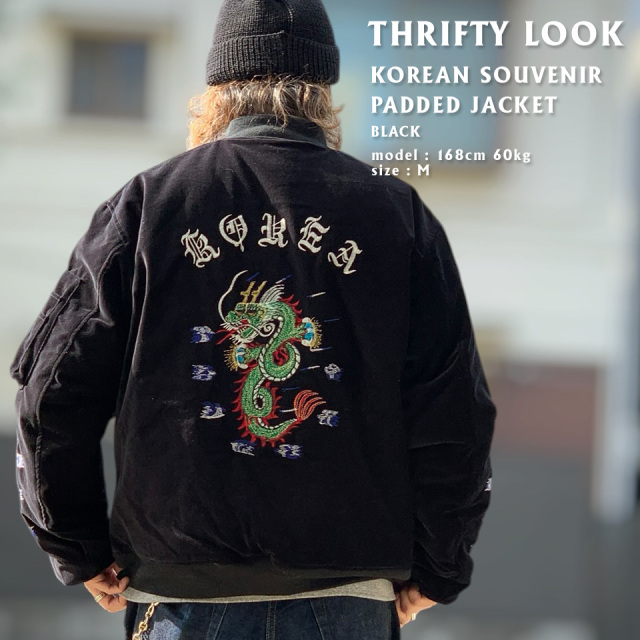 THRIFTY LOOK スリフティルック KOREAN SOUVENIR PADDED JACKET (TL26F00100)