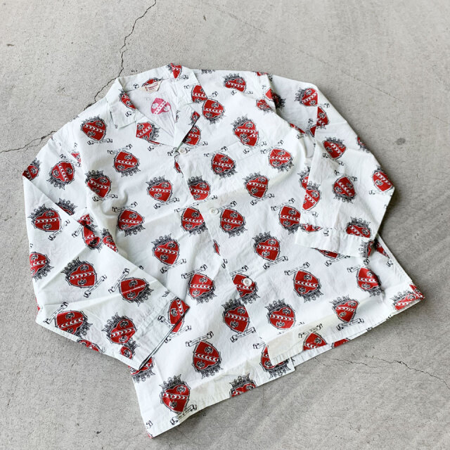 TOWN CRAFT / HEART PRINTED PAJAMA JACKET