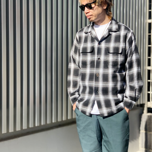 TOWN CRAFT / OMBRE W-FLAP 50S ROOP COLLAR SHIRTS