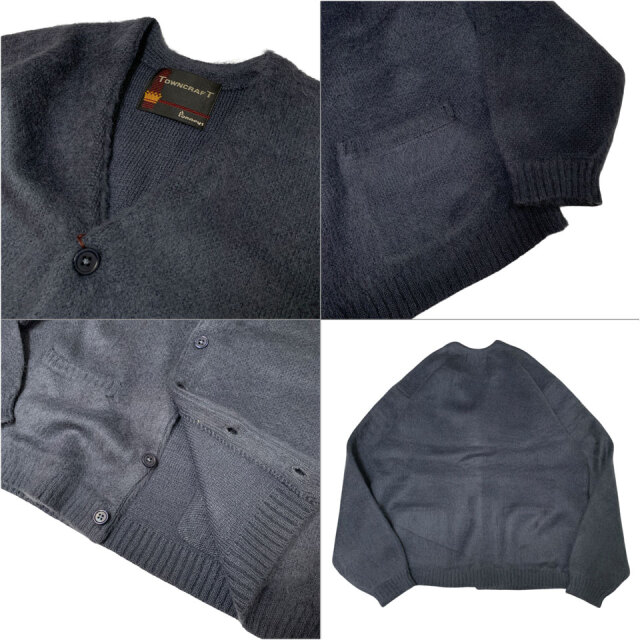 TOWN CRAFT / SOLID SHAGGY CARDIGAN