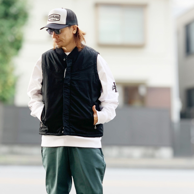 タウンクラフト TOWNCRAFT ダービーベスト BLACK DERBY STYLED VEST ダービージャケット ブラック 黒