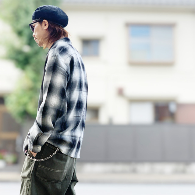 TOWN CRAFT / 60S OMBRE PLAID SHIRT MADE IN JAPAN