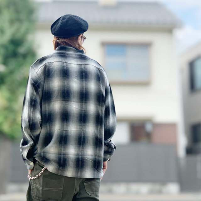 TOWN CRAFT / 60S OMBRE PLAID SHIRT MADE IN JAPAN