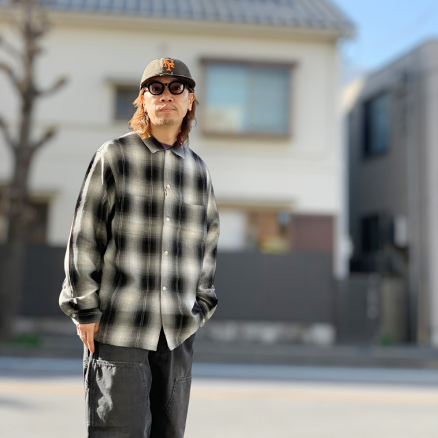 TOWN CRAFT / 60S OMBRE PLAID SHIRT MADE IN JAPAN