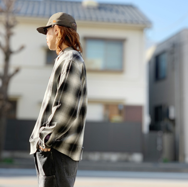 TOWN CRAFT / 60S OMBRE PLAID SHIRT MADE IN JAPAN