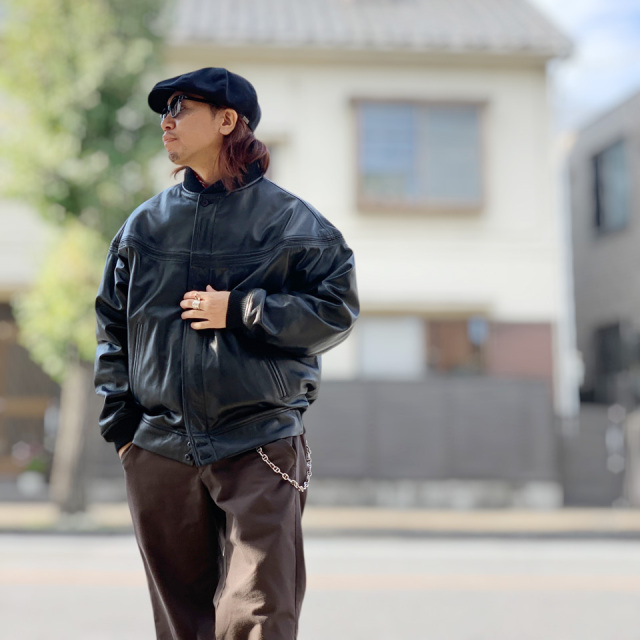 TOWN CRAFT / LEATHER DERBY JACKET