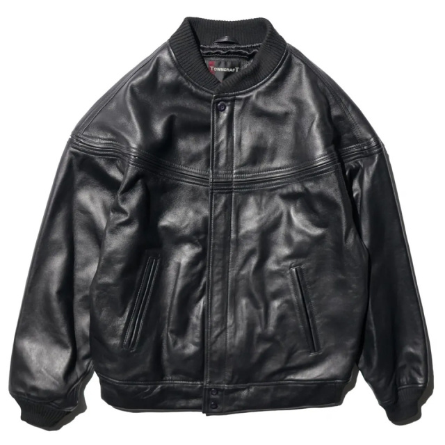 TOWN CRAFT / LEATHER DERBY JACKET