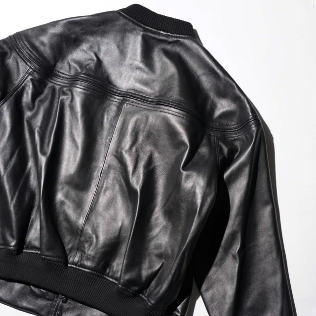 TOWN CRAFT / LEATHER DERBY JACKET