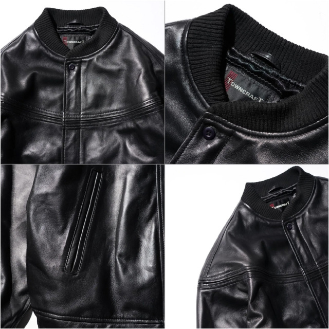 TOWN CRAFT / LEATHER DERBY JACKET
