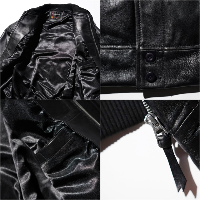 TOWN CRAFT / LEATHER DERBY JACKET