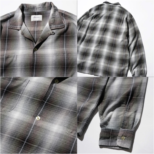 TOWN CRAFT / 60S OMBRE CHECK LOOP COLLAR SHIRTS