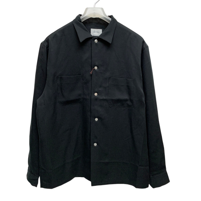 TOWN CRAFT / 60S BLACK SOLID SHIRT MADE IN JAPAN