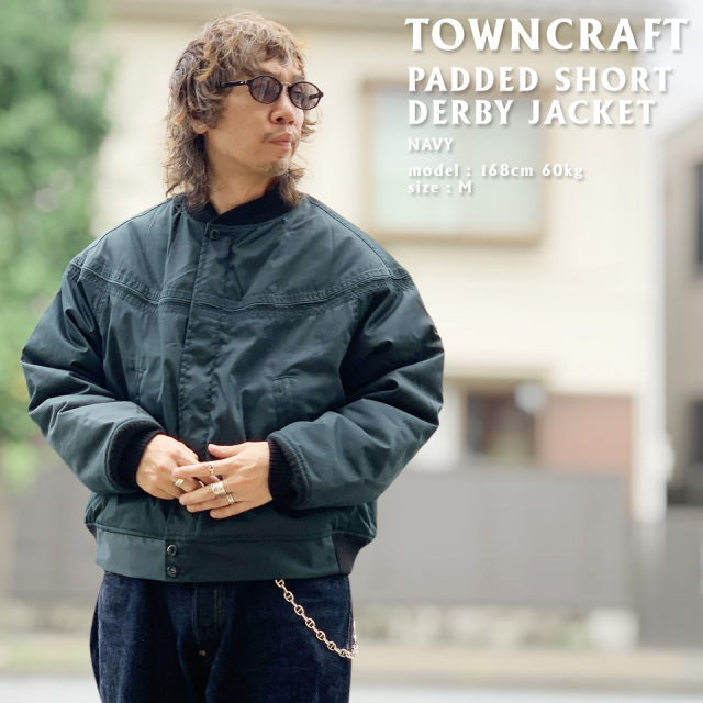 超激レア50’sマイティーマックCROWN 船舵リバーシブルジャケットXL相当 TOWN CRAFT / PADDED SHORT DERBY JACKET