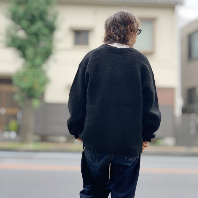 TOWN CRAFT / MOHAIR SHAGGY CARDIGAN