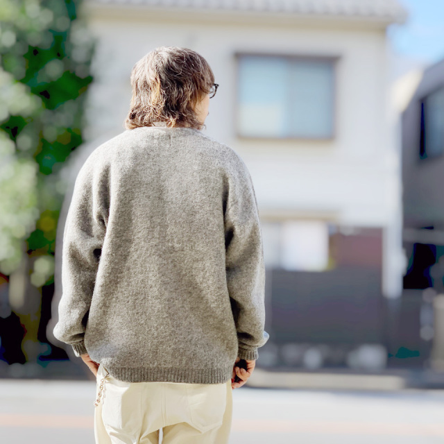 TOWN CRAFT / MOHAIR SHAGGY CARDIGAN