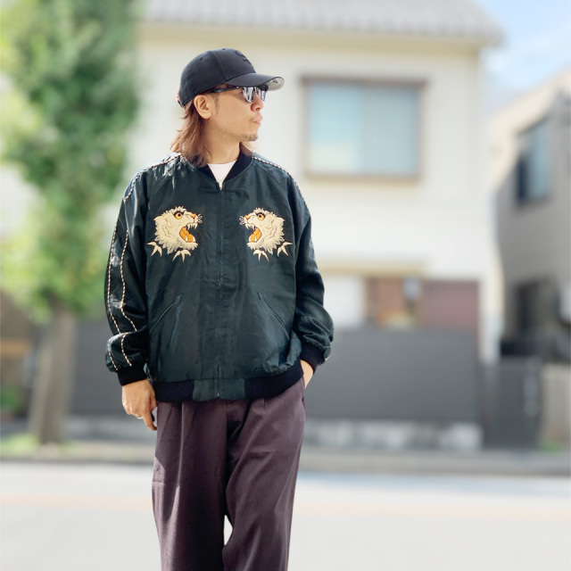 テーラー東洋 / Mid 1950s Style Acetate Souvenir Jacket