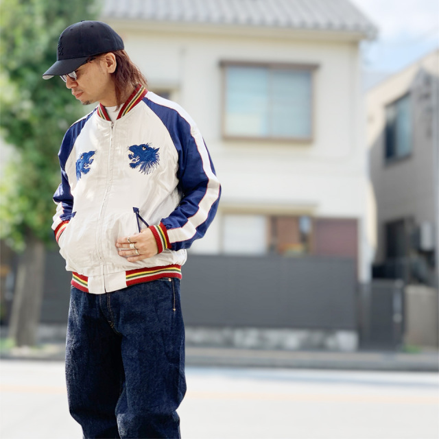 テーラー東洋 / Mid 1950s Style Acetate Souvenir Jacket