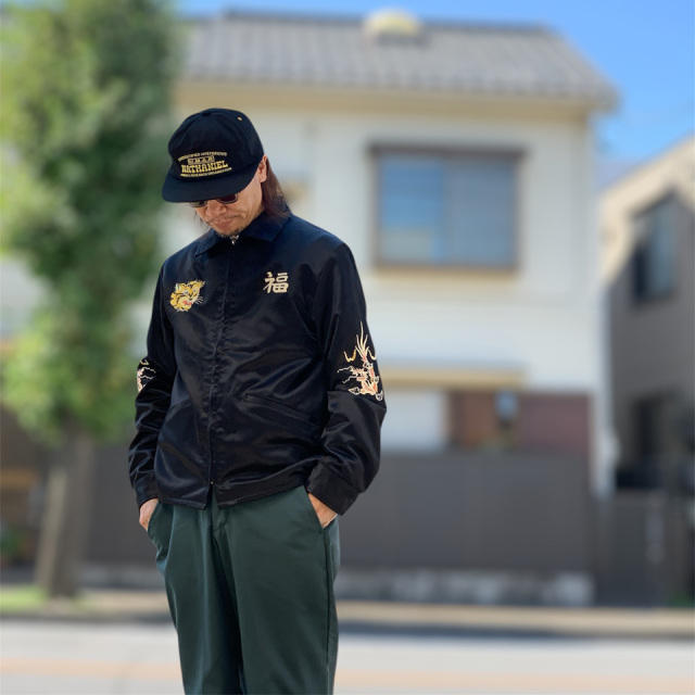 テーラー東洋 / Mid 1960s Style Satin Vietnam Jacket “VIET-NAM MAP” テーラー東洋 / Mid 1960s Style Satin Vietnam Jacket “VIET-NAM MAP”