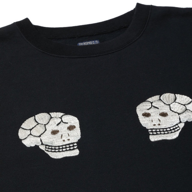 テーラー東洋 / SUKA CREW SWEAT EMBROIDERED “SKULL & SNAKE”
