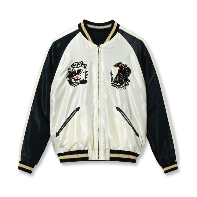 テーラー東洋 / Mid 1950s Style Acetate Souvenir Jacket “ROARING