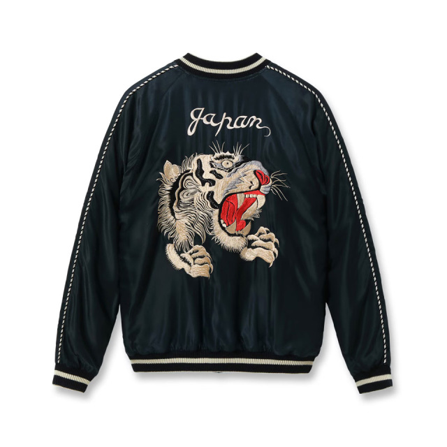 テーラー東洋 / Mid 1950s Style Acetate Souvenir Jacket “TIGER HEAD