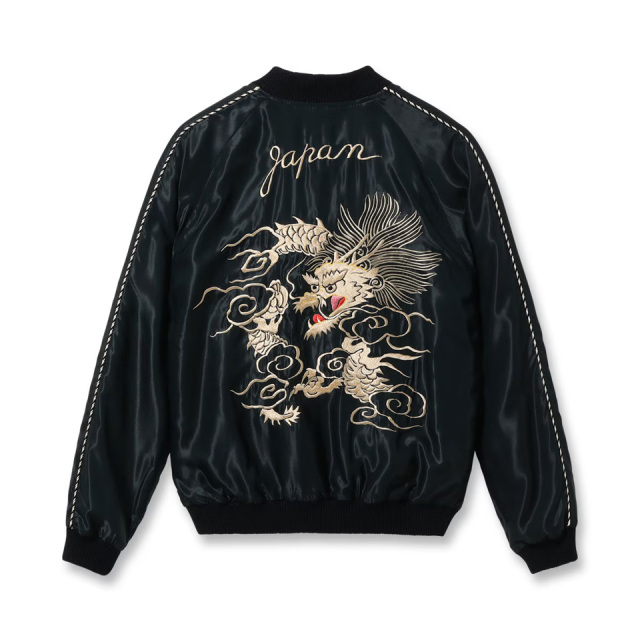 テーラー東洋 アセテートスカジャンTIGER HEAD×WHITE DRAGON テーラー東洋 / Mid 1950s Style Acetate Souvenir Jacket “WHITE