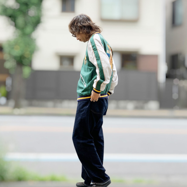 テーラー東洋 / Mid 1950s Style Acetate Souvenir Jacket “ROARING