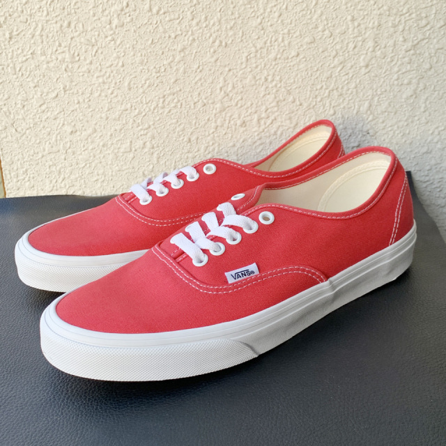 バンズ VANS ヴァンズ AUTHENTIC CRIMSON HAZE オーセンティック スニーカー 靴  レッド 赤 RED VN000D7YFO9