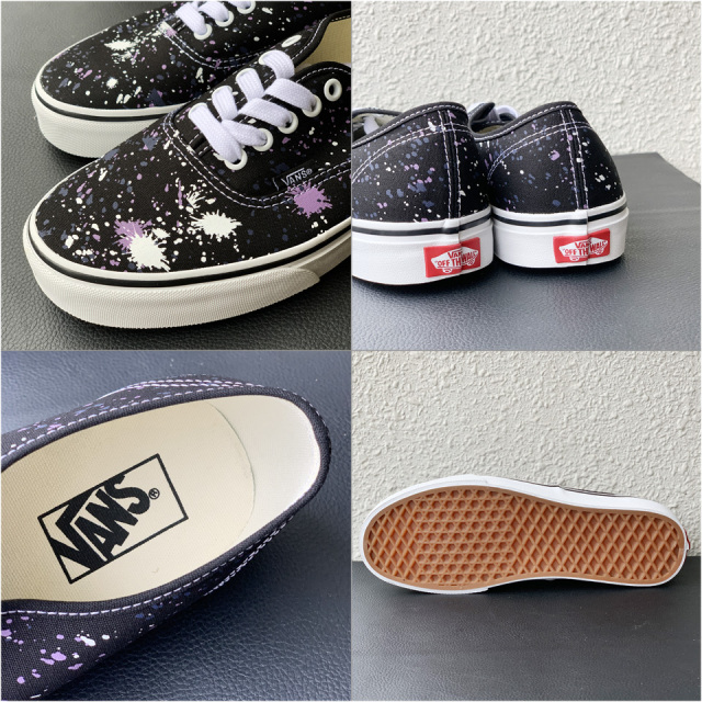 VANS / AUTHENTIC - SPLATTER BLACK / MULTI