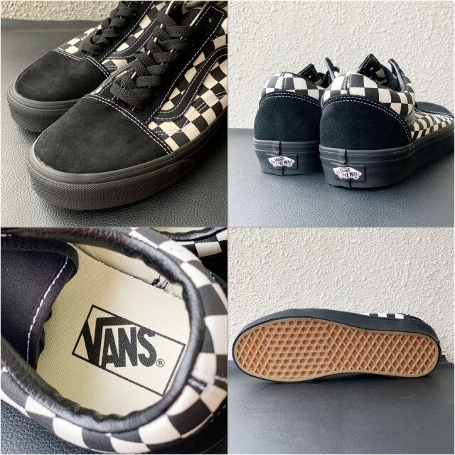 VANS / OLD SKOOL - CHECKERBOARD BLACK/WHITE