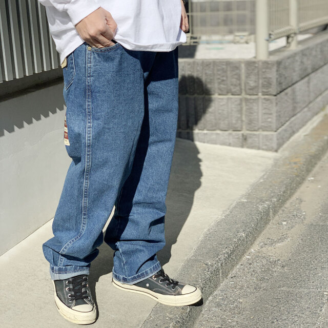 Nike ワイドレッグデニムパンツ Wrangler Nike ワイドレッグデニムパンツ Wrangler