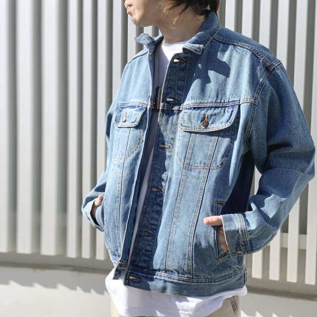 ラングラー WRANGLER デニムジャケット US企画 RUGGED WEAR DENIM JACKET 日本未発売 Gジャン 色落ち ビンテージウォッシュ