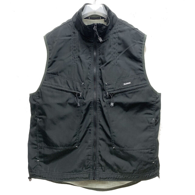 エクストララージ XLARGE タクティカルベスト テックベスト TACTICAL VEST ブラック 黒 BLACK 101241021011